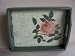 Holz-Mini-Tablett,  Serie Antik-Rose Handarbeit