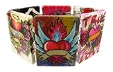 Paper Artwork Heart Tattoo Stretch Bracelet