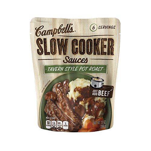 Campbell's Slow Cooker Sauces, Tavern Style Pot Roast, 13 Ounce (Pack