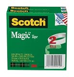 Scotch Magic Tape, 3/4 x 2592 Inches, 2-Pack (810-2P34-72) Scotch Magic Tape, 3/4 x 2592 Inches, 2-Pack (810-2P34-72)