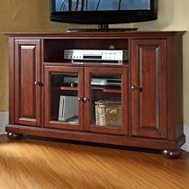 Big Sale Crosley Alexandria 48 in. Corner TV Stand - Vintage Mahogany
