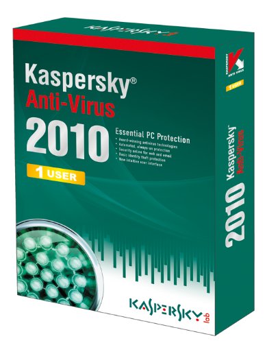 Kaspersky Anti-Virus 1 User, 1 Year License, 