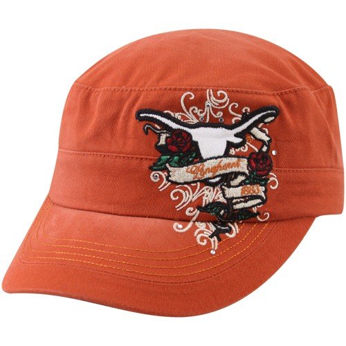 Top of the World Texas Longhorns Ladies Burnt Orange Eve Adjustable Military Hat
