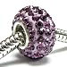 Birthstone February Sterling Silver Round Amethyst title=