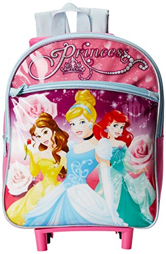 Disney Girl's Princess Rolling Backpack