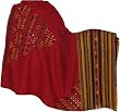 Female Gifts Tribal Embroideed Wool Shawl 80 x 40 inches (ktds489)