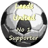 Leeds United No 1 Supporter-7.5 x 5cm Acrylic Fridge Magnet