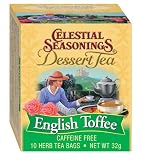 Celestial Seasonings Dessert Tea, English Toffee, 10-Count, 1.14-Ounce Boxes (Pack of 10)