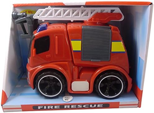 18cm Fire Rescue Engine with Lights and Sound - Boys Toys