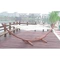 Wood Arc Hammock Stand - Larch