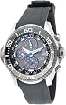 Citizen Men`s Eco-Drive Depth Meter Chronograph Imperial Rubber Dive Watch #BJ2115-07E