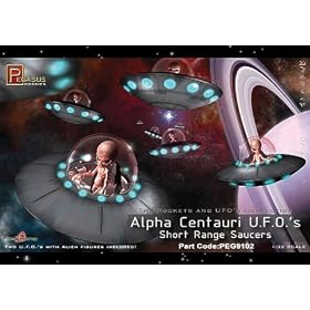 ALPHA CENTAURI U.F.O'S SHORT RANGE SAUCERS MODEL KIT