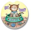 Kitty, Got Food? Car Coaster, Single