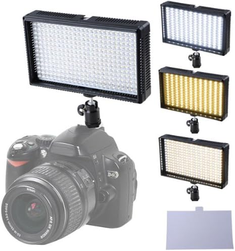 Professional Portable HDSLR Studio Light Panel 312 Ultra Bright Dimmable LED Lighting
