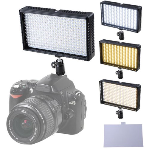 Professional Portable HDSLR Studio Light Panel 312 Ultra Bright Dimmable LED Lighting