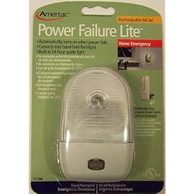 ABC Products Amertac ~ Power Failure Light -- on When Lights Are Off by e & h company
