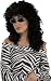 80s Wild Curl Black Wig [Apparel]