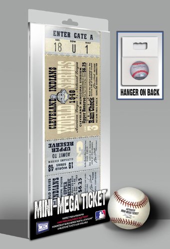 1948 World Series Mini-Mega Ticket - Cleveland Indians