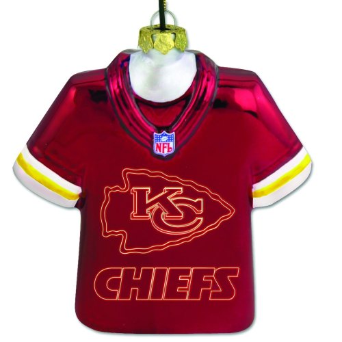 Kansas City Chiefs Team Laser Jersey (Logo) Ornament