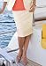 Jessica London Plus Size Pencil Skirt in Stretch Poplin