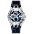 SWATCH CHRONO AUTOMATIC COLLECTION Right Track Blue SVGK407