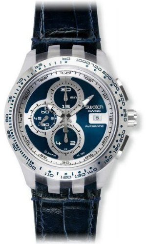 SWATCH CHRONO AUTOMATIC COLLECTION Right Track Blue SVGK407 Preisvergleich