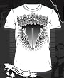 THROWDOWN CLOTHING "RADIANCE" MMA T-SHIRT SIZE LARGE
