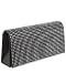 Satin clutch covered in rhinestones (misses ONESIZE SILVER)