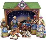 Updated Heartwood Creek 10-Piece Miniature Nativity Set