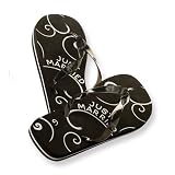 Mens Black Small (10) Just Married Sandals
