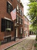 Acorn Street, Beacon Hill, Boston, Massachusetts, USA Art Photographic Poster Print by Amanda Hall, 9x12