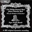 C.P.E. Bach and J.S. Bach: Pieces for Fortepiano and Clavichord