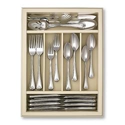Lenox Butler's Gourmet 45-Piece Flatware Set with Caddy