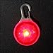 Monster Pets Pet Safety Blinker Collar Light with Carabiner Clasp- Red