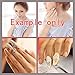 So Beauty Hot Newest Coming Fashion Single Nail Ring Mixed Metal Black Rhinestone Popular Finger Designs