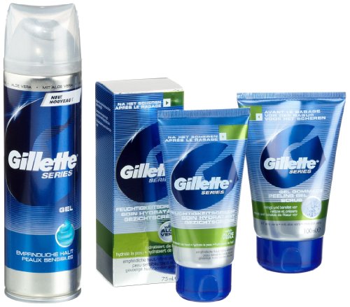 Gillette Series Gesichtspflege 75ml Creme+100ml Peelinggel+200ml Series Gel Preisvergleich