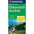 Kompass Karten, �sterreich: Strassenkarte mit Ortsnamenverzeichnis