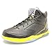 Jordan Flight Remix Men Round Toe Leather Black Basketball Shoe