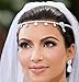 WIIPU Celebrity wedding Rhinestone hairband Elastic hair band headchain kim rhinestone head chain(WIIPU-C171A)