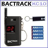 BACtrack Keychain Breathalyzer Portable Keyring Breath Alcohol Detector with AAA Batteries and Keychain LED Flashlight