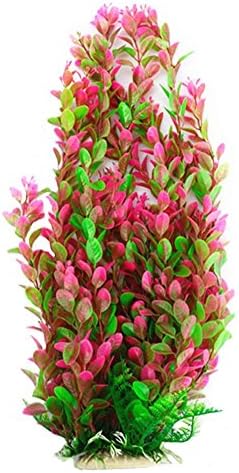 Bensen Tree Aquarium Décor Plastic Plant Extra Large 20 Inches Tall, Purple