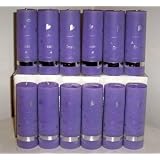 12 Purple Pillar 2x6 Inch Dreams Lavender Scented Gift Favor Candles by HS Candle