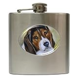 Limited Edition Violano Hip Flask Beagle Dog