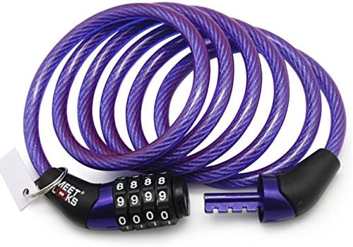 Stroller Lock, Bike Lock and Snowboard Lock 4FT in Protective Purple by Luvit