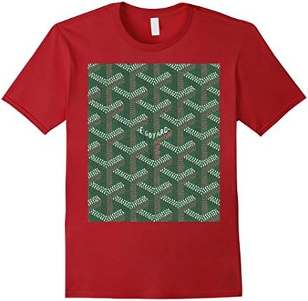 Men's Goyard shirt for men and women Small Cranberry