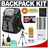 Nikon Digital SLR Camera & Laptop Backpack + EN-EL3e Battery + Tripod + Acc ....