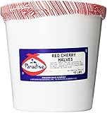 Paradise Red Cherry Halves, 10 Pound Tub