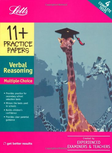 Letts 11+ Practice Papers - Multiple Choice Verbal Reasoning
