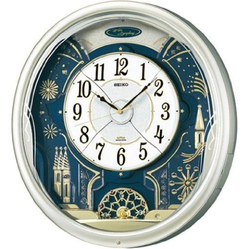 SEIKO CLOCK (セイコークロック) 掛け時計 ウエーブシンフォニー 電波時計 ツイン・パ からくり RE561H