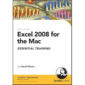 Excel 2008 for Mac Essential Training (PC DVD)